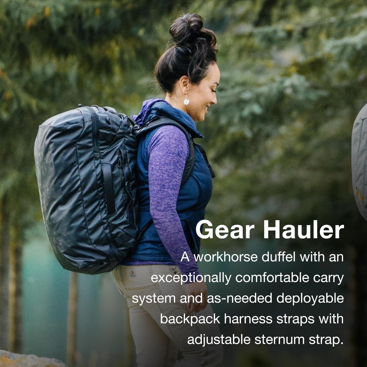 imageOsprey Transporter Lightweight Travel Duffel Bag Extra Large Water Resistant Durable Gear Bag for Men and WomenEuphoria PurplePurple Ink