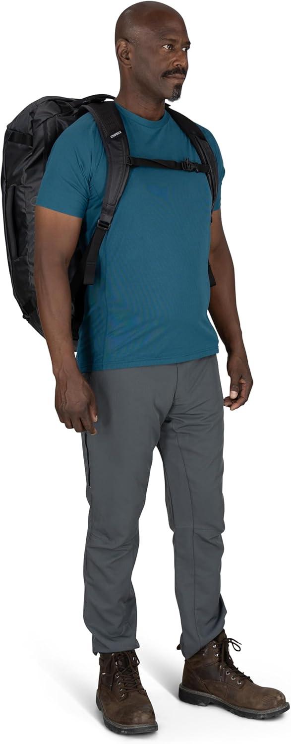 imageOsprey Transporter Lightweight Travel Duffel Bag Extra Large Water Resistant Durable Gear Bag for Men and WomenEuphoria PurplePurple Ink