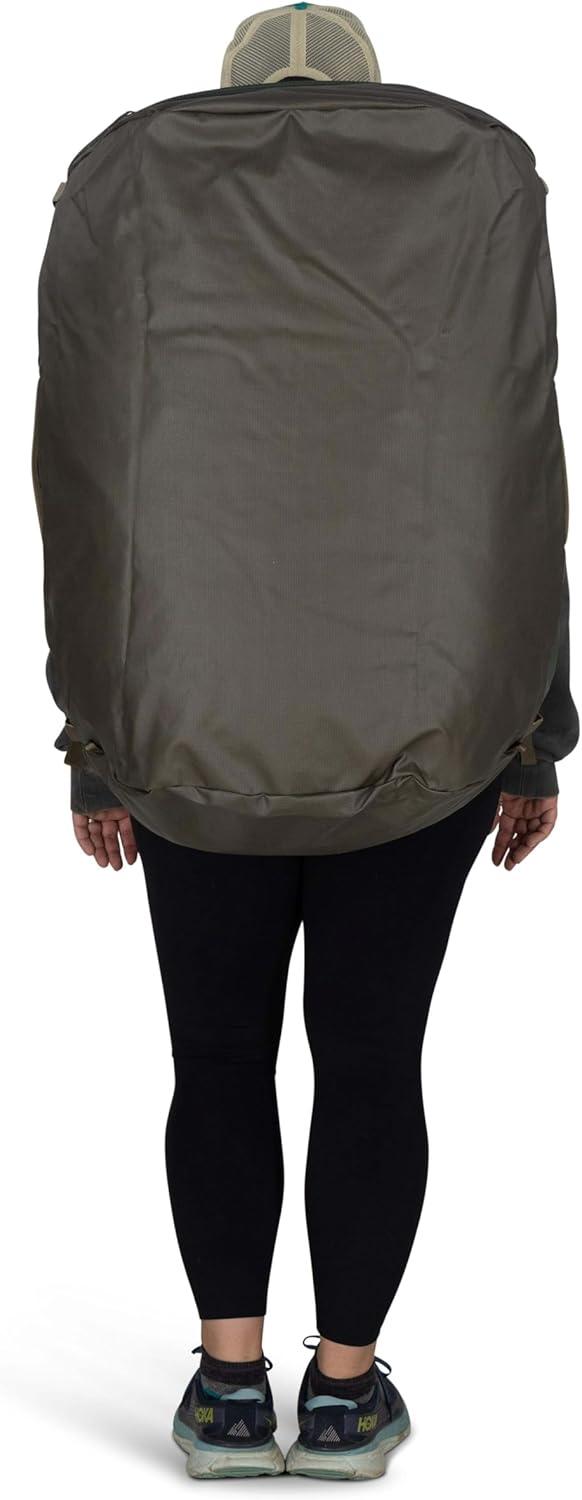 imageOsprey Transporter Lightweight Travel Duffel Bag Extra Large Water Resistant Durable Gear Bag for Men and WomenRaven Black