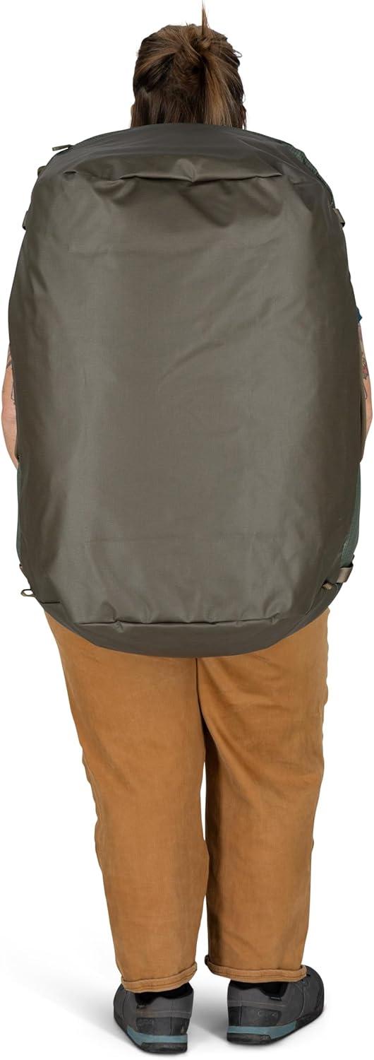 imageOsprey Transporter Lightweight Travel Duffel Bag Extra Large Water Resistant Durable Gear Bag for Men and WomenRaven Black