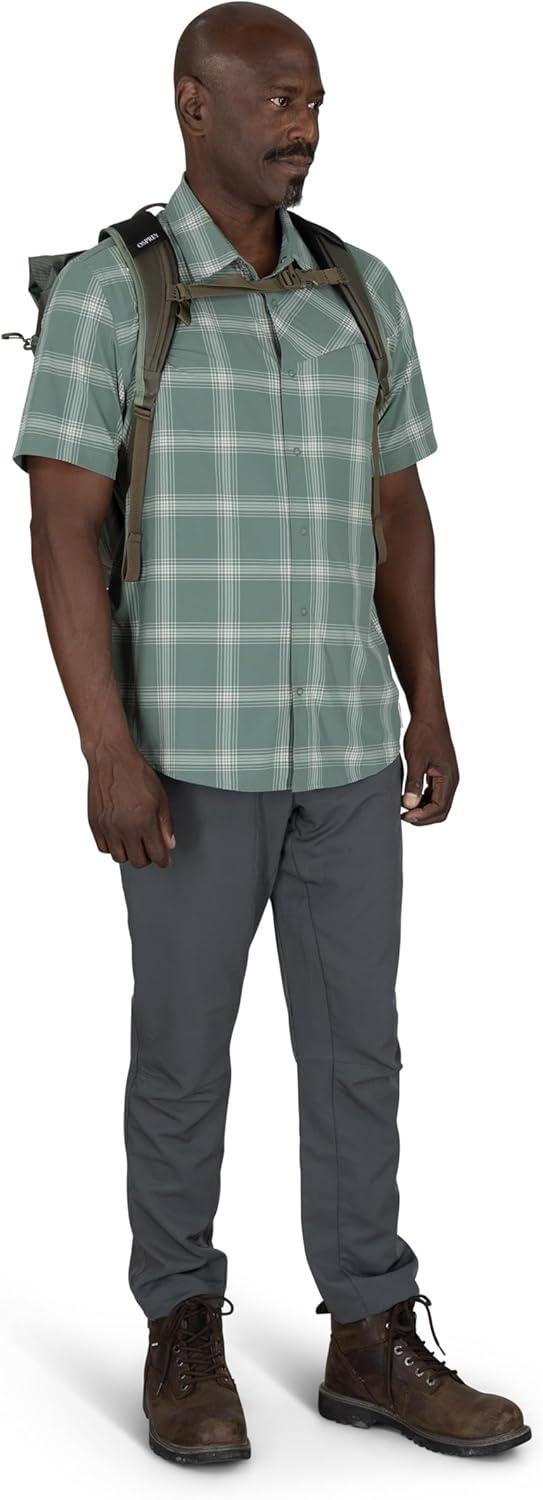 imageOsprey Transporter Roll Top Commuter Backpack Raven BlackEuphoria PurplePurple Ink