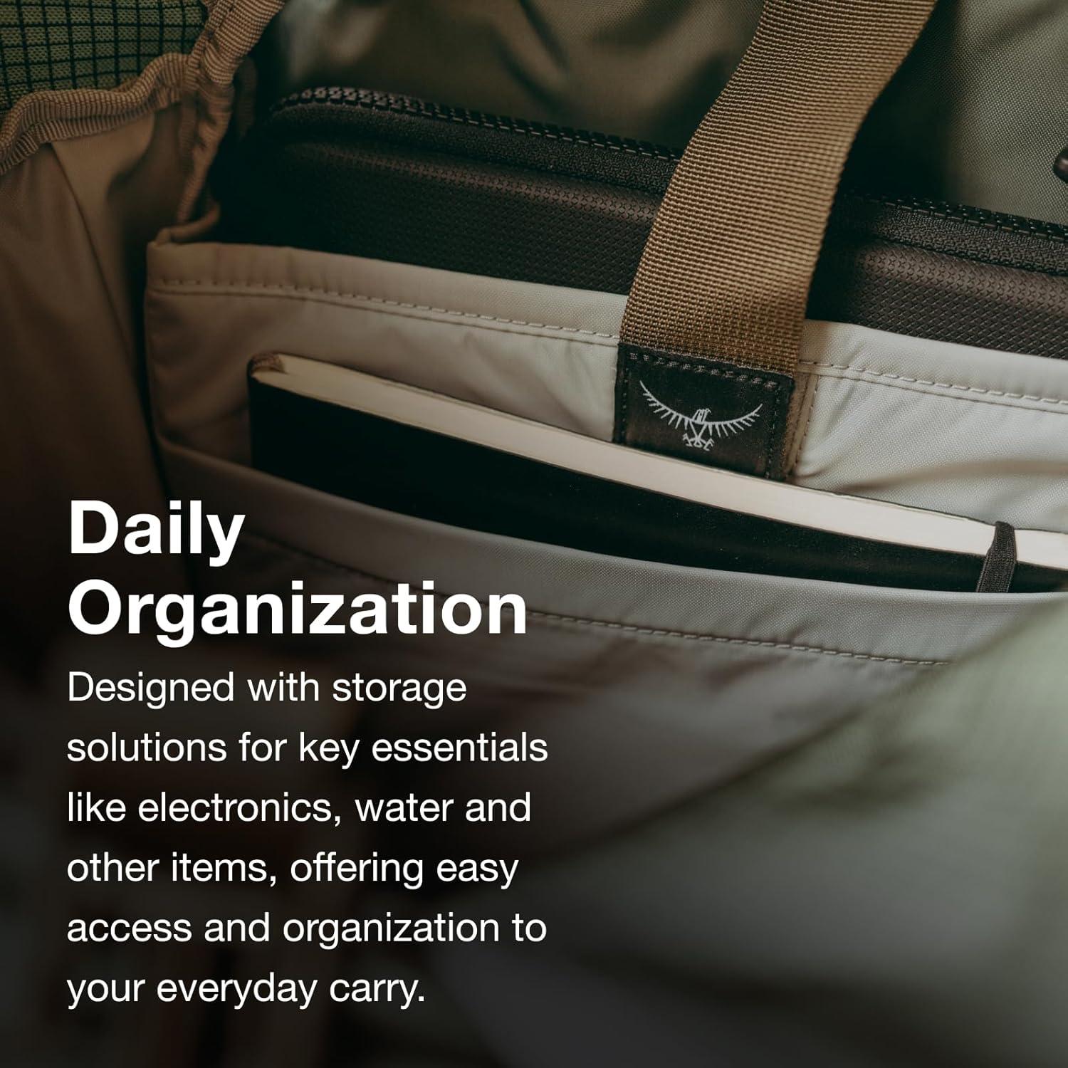 imageOsprey Transporter Roll Top Commuter Backpack Raven BlackEuphoria PurplePurple Ink