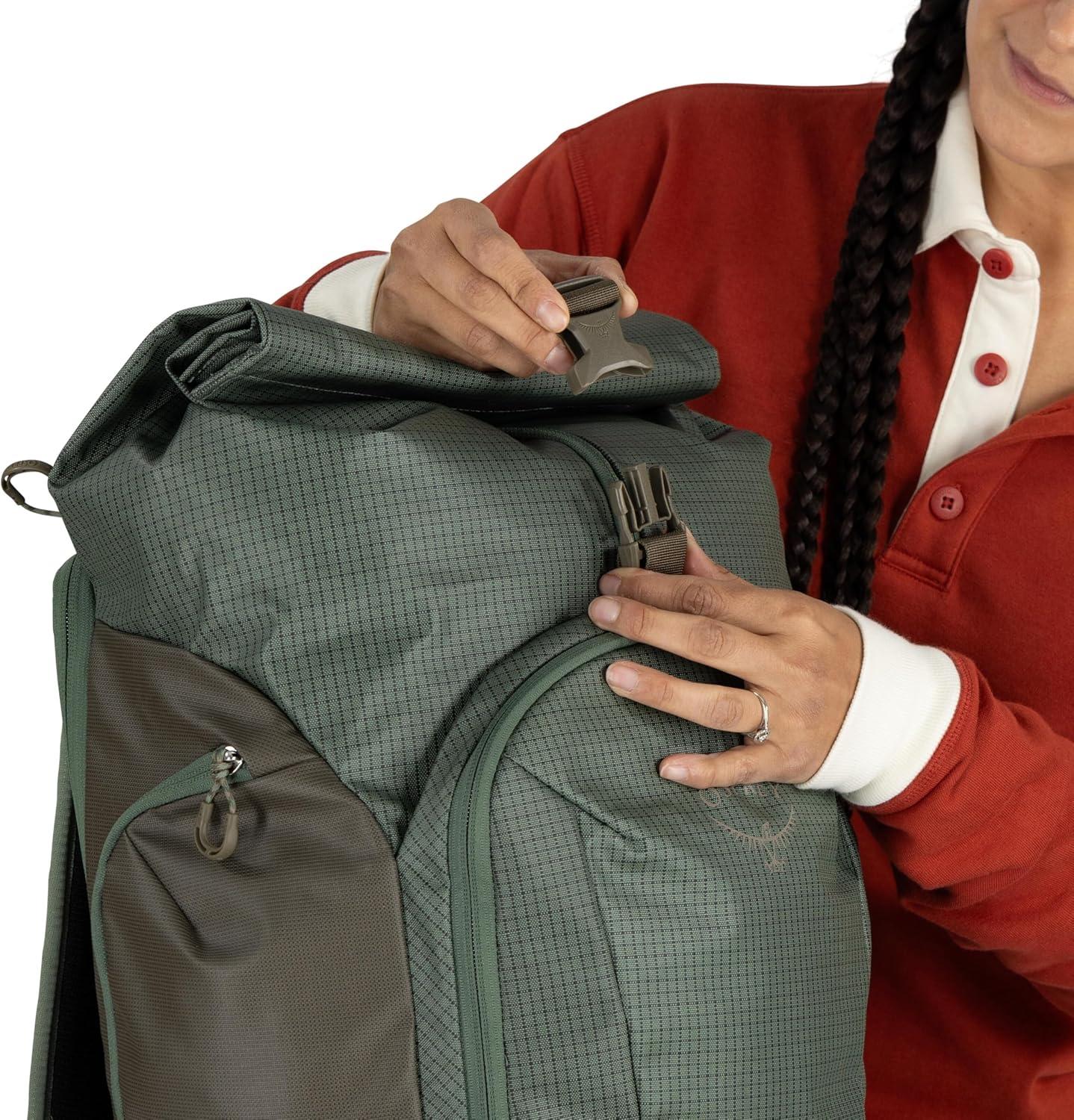 imageOsprey Transporter Roll Top Commuter Backpack Raven BlackRaven Black