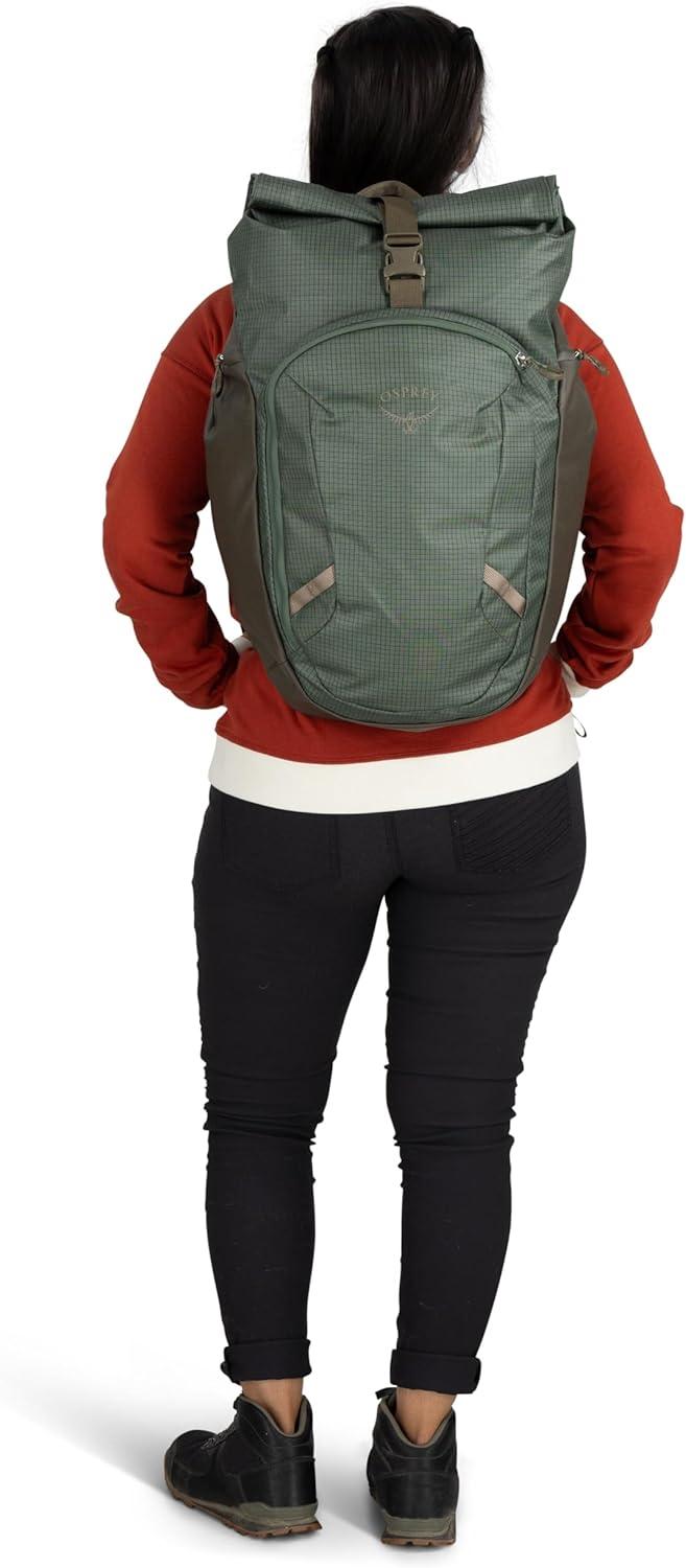 imageOsprey Transporter Roll Top Commuter Backpack Raven BlackRaven Black