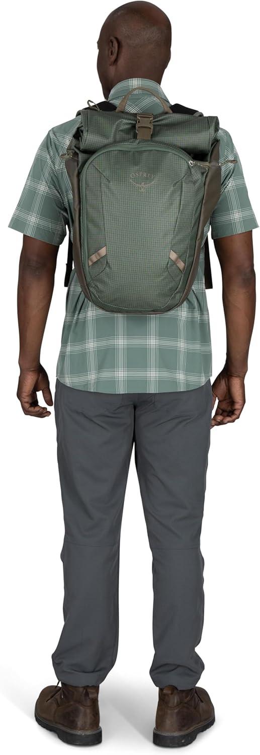 imageOsprey Transporter Roll Top Commuter Backpack Raven BlackRaven Black