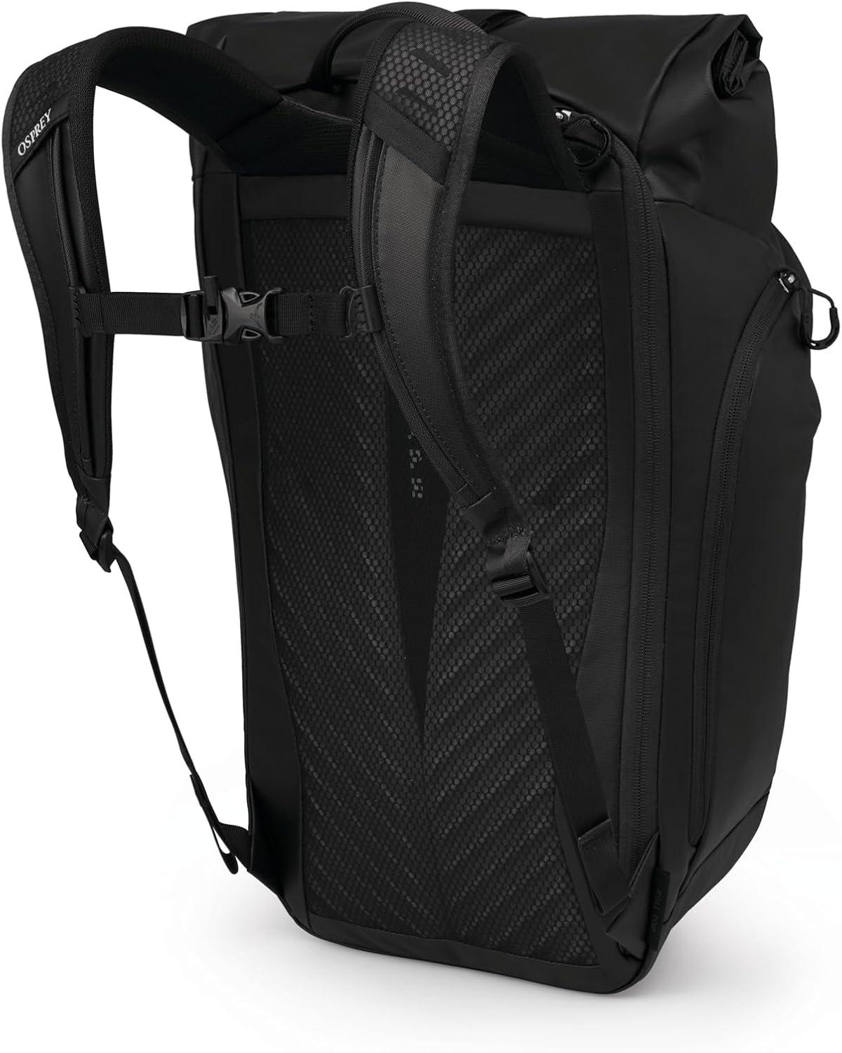 imageOsprey Transporter Roll Top Commuter Backpack Raven BlackRaven Black