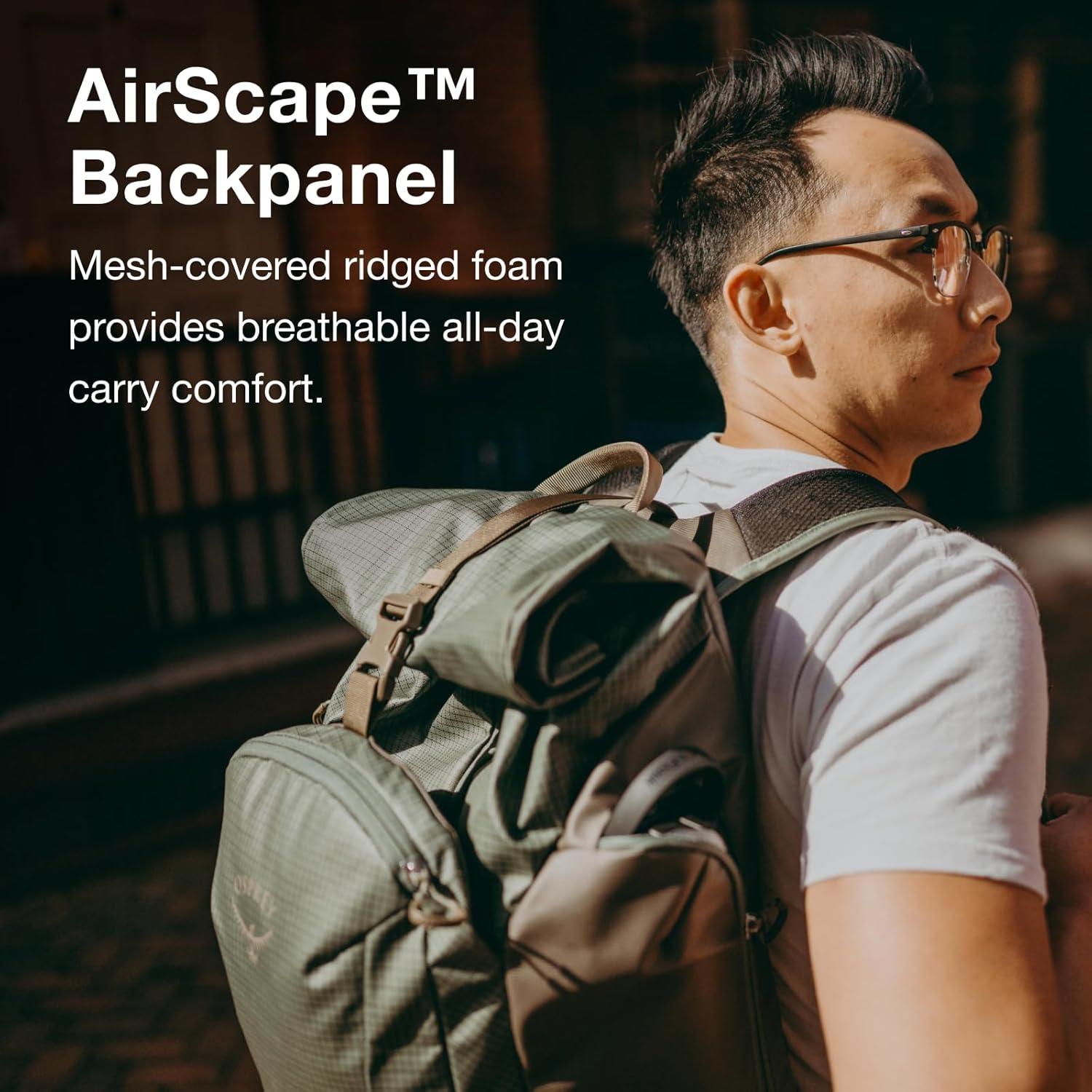 imageOsprey Transporter Roll Top Commuter Backpack Raven BlackRaven Black