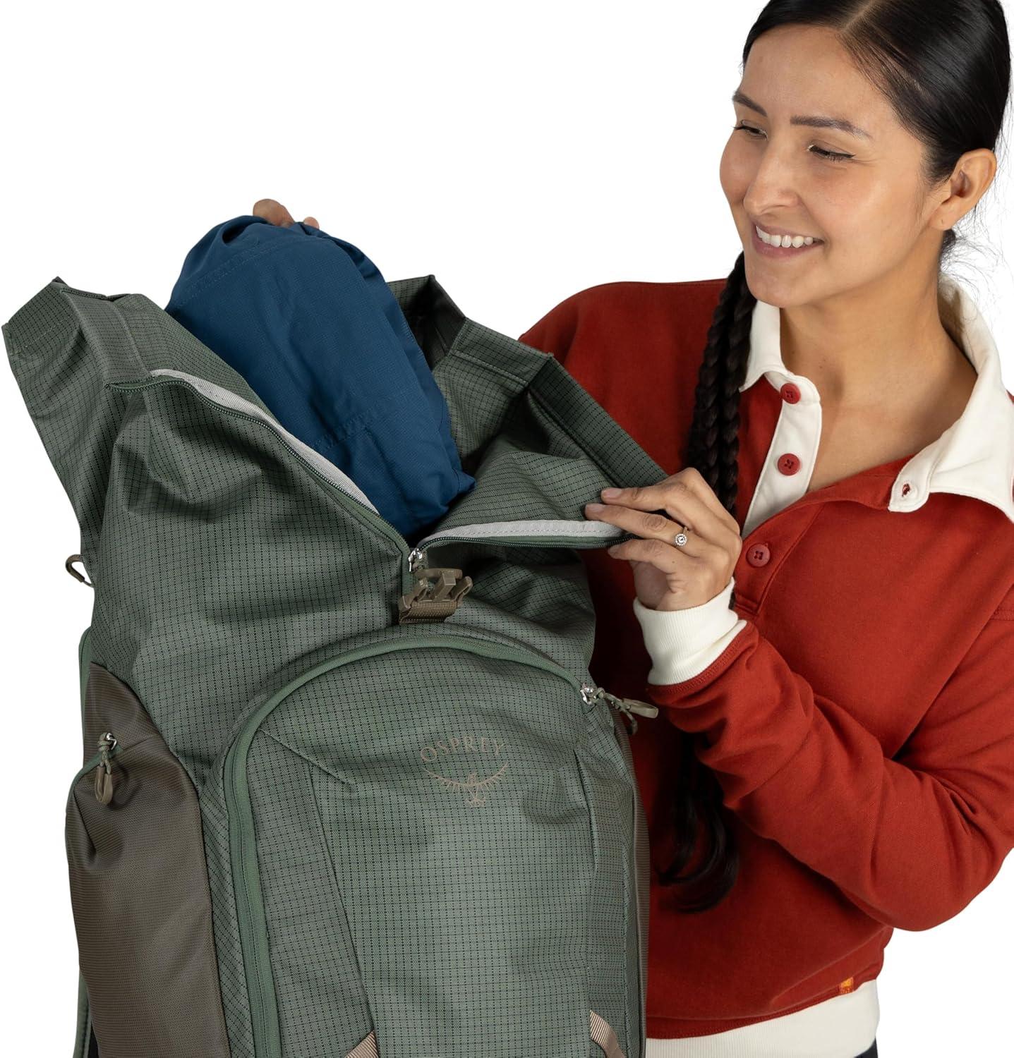 imageOsprey Transporter Roll Top Commuter Backpack Raven BlackRaven Black