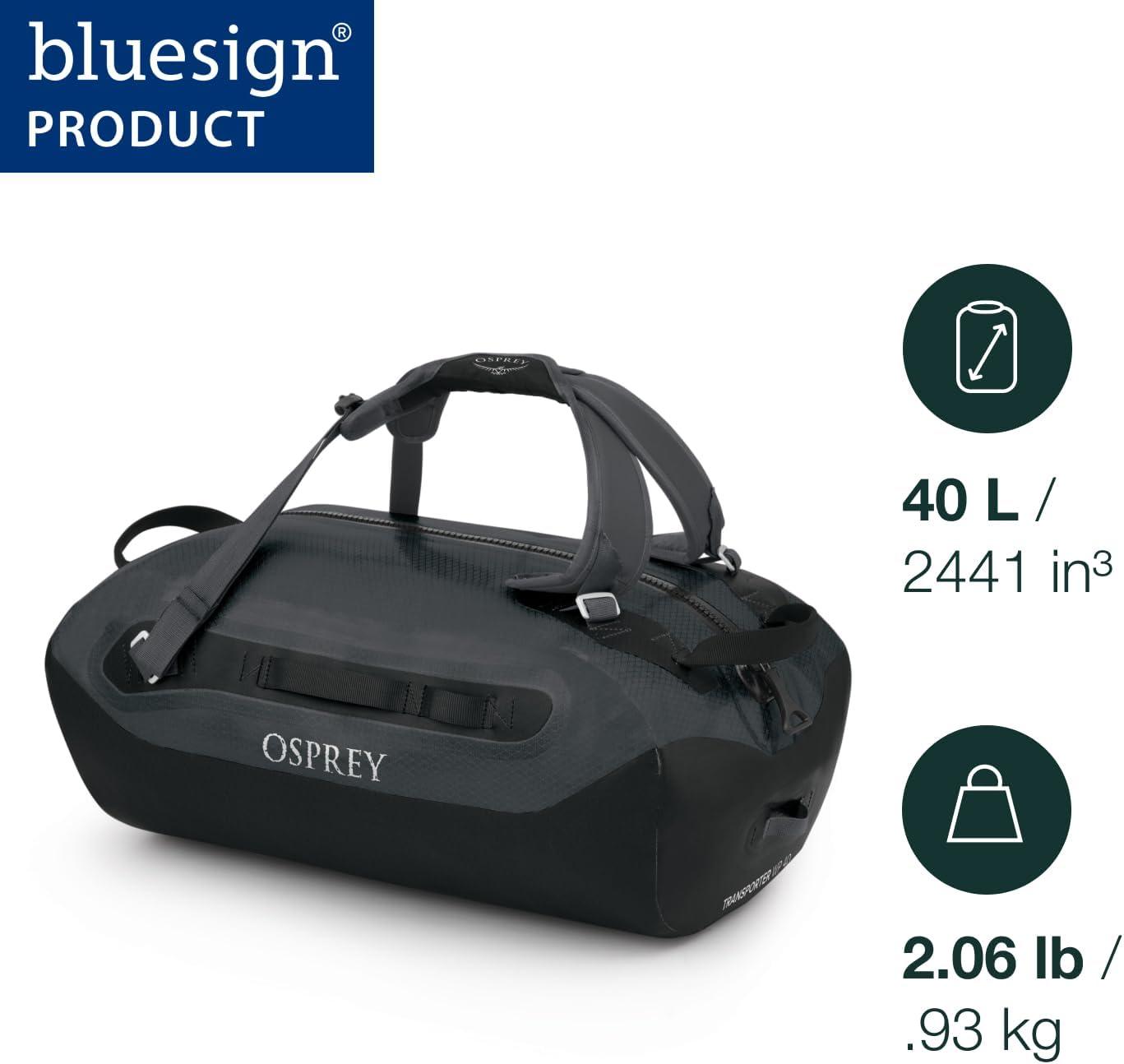 imageOsprey Transporter Waterproof 100L Duffel Bag Tunnel Vision GreyTunnel Vision Grey