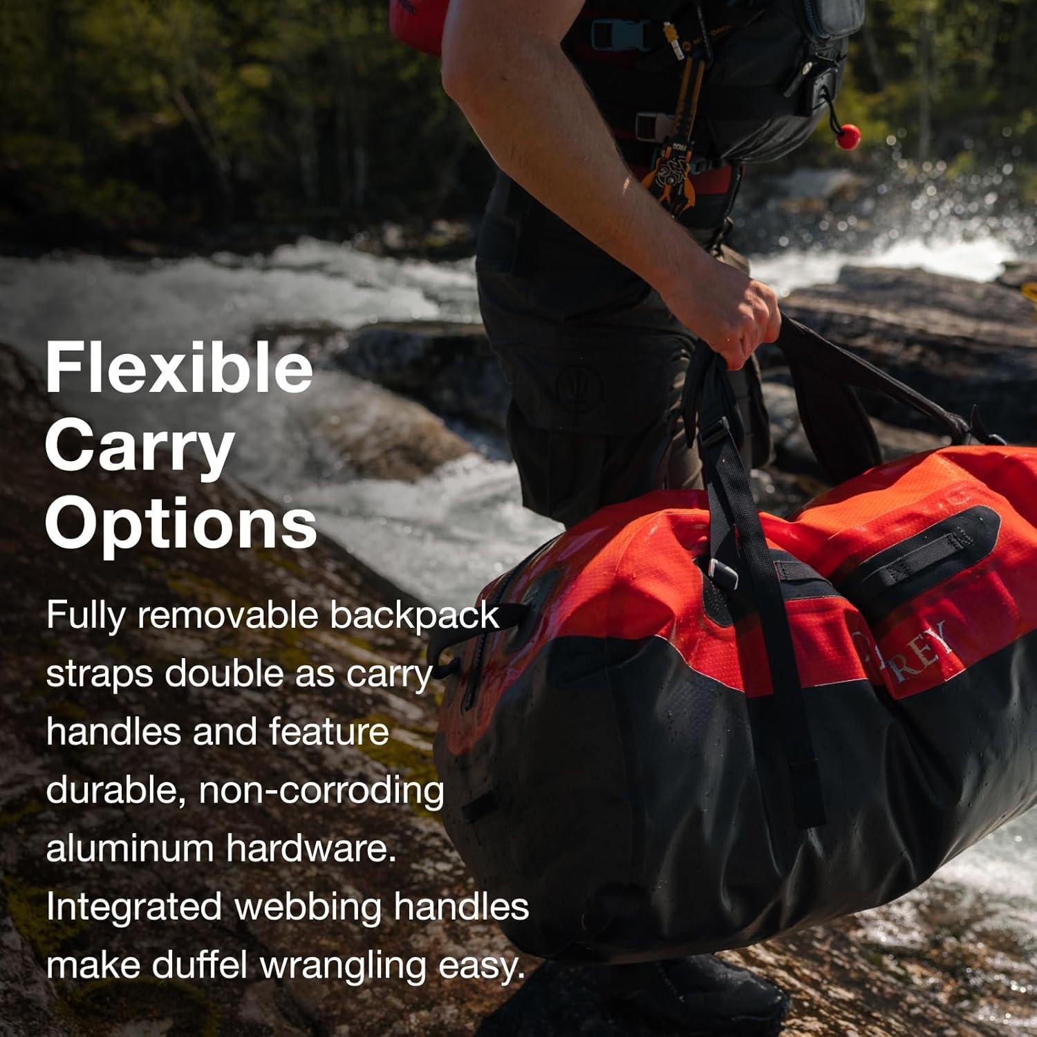 imageOsprey Transporter Waterproof 100L Duffel Bag Tunnel Vision GreyTunnel Vision Grey