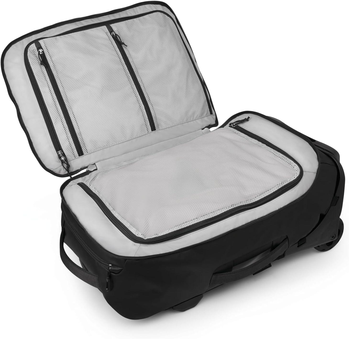 imageOsprey Transporter Wheeled CarryOn Blue FlameNocturnal BlueRaven Black