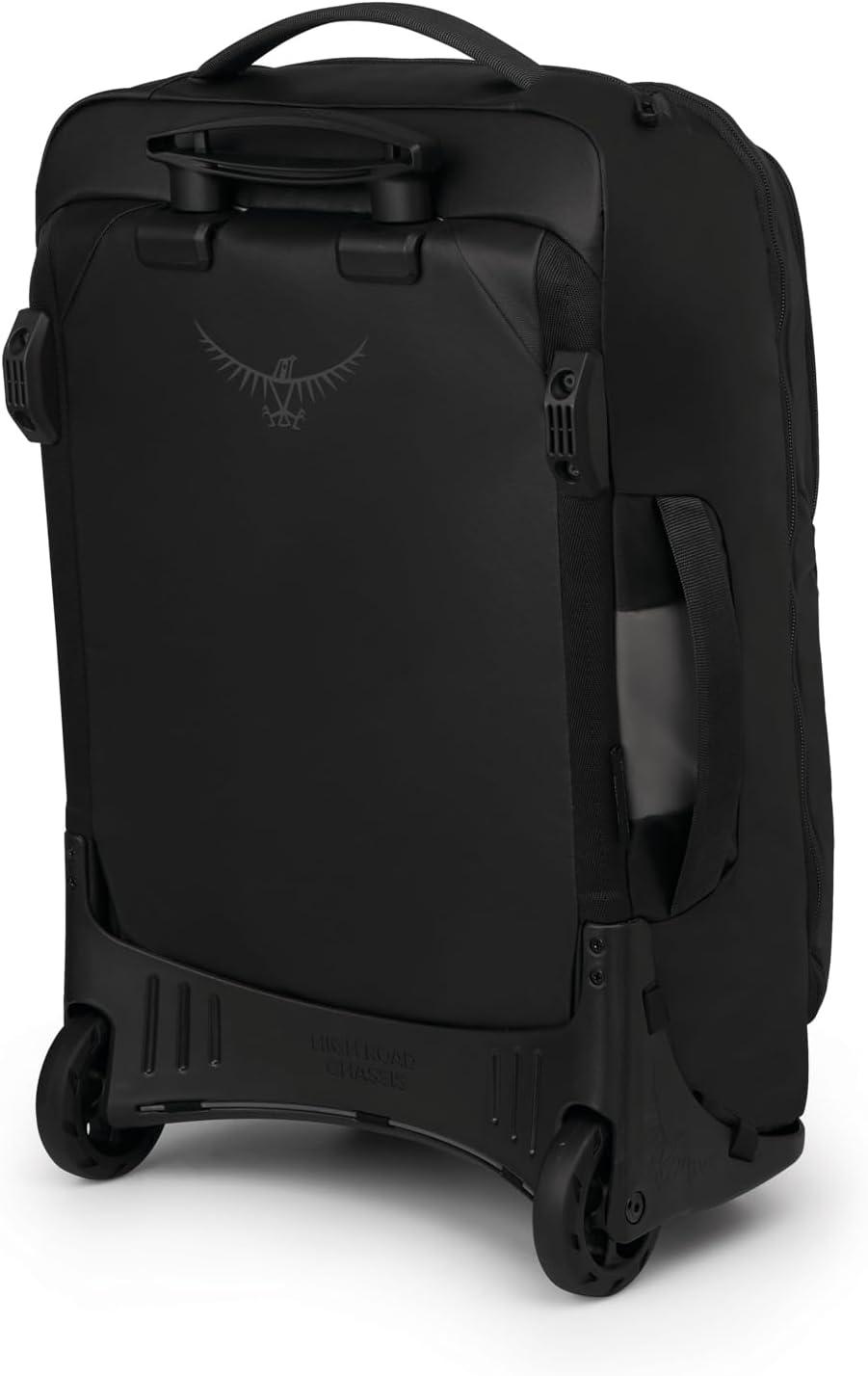 imageOsprey Transporter Wheeled CarryOn Blue FlameNocturnal BlueRaven Black