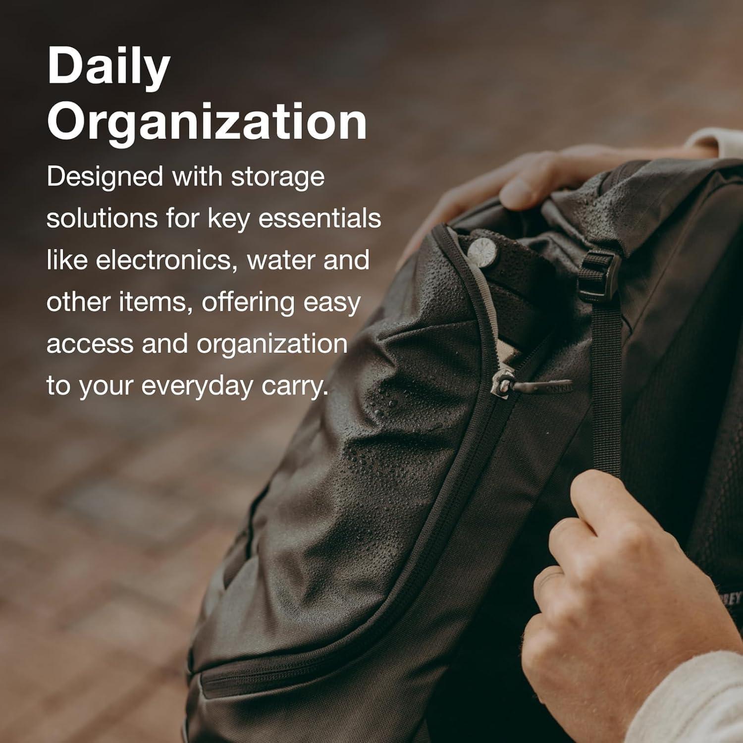 imageOsprey Transporter Zinch WaterResistant Commuter Pack Pine LeafFrosty MintSoundwave Grey