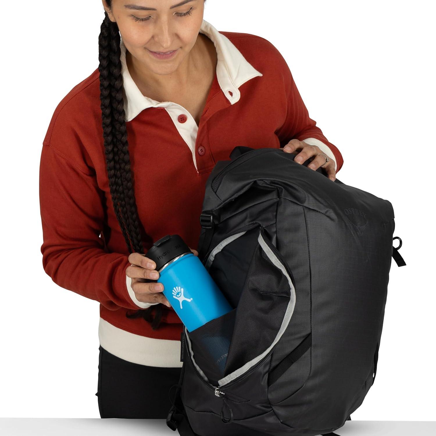 imageOsprey Transporter Zinch WaterResistant Commuter Pack Pine LeafFrosty MintSoundwave Grey