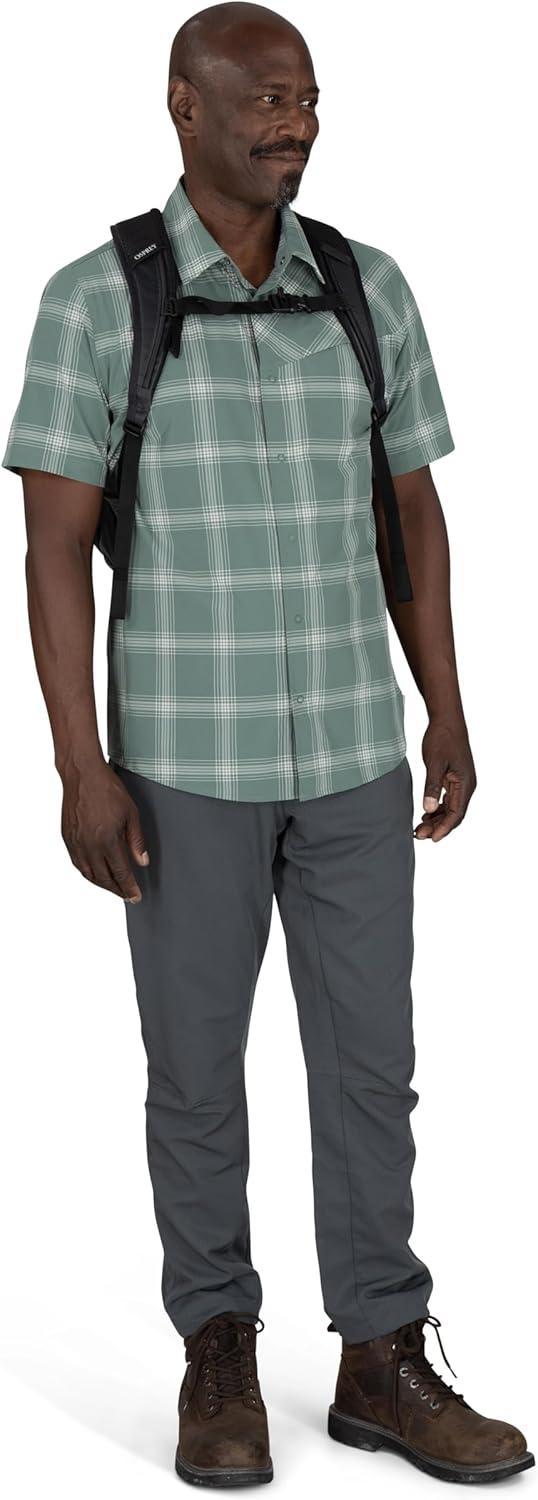 imageOsprey Transporter Zinch WaterResistant Commuter Pack Pine LeafFrosty MintSoundwave Grey