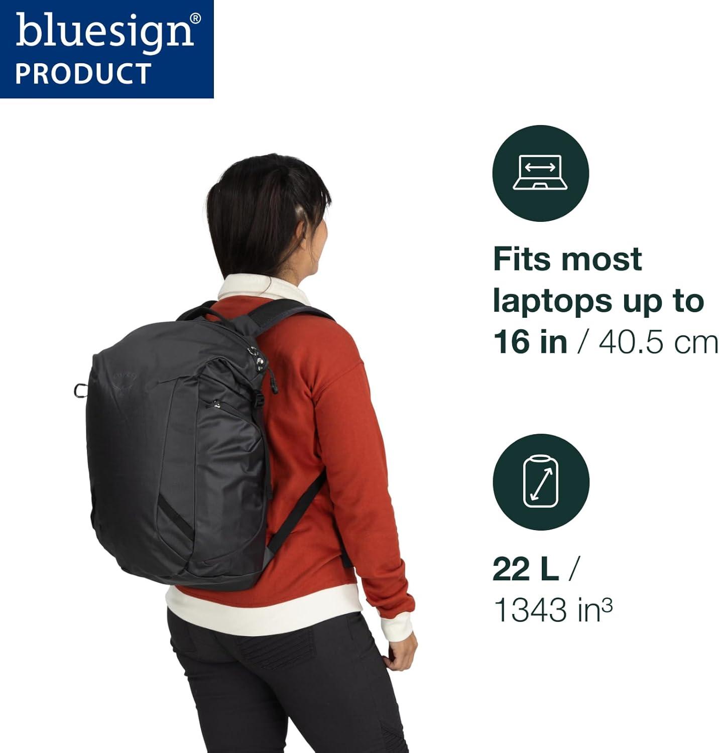 imageOsprey Transporter Zinch WaterResistant Commuter Pack Pine LeafPine LeafEarl Grey