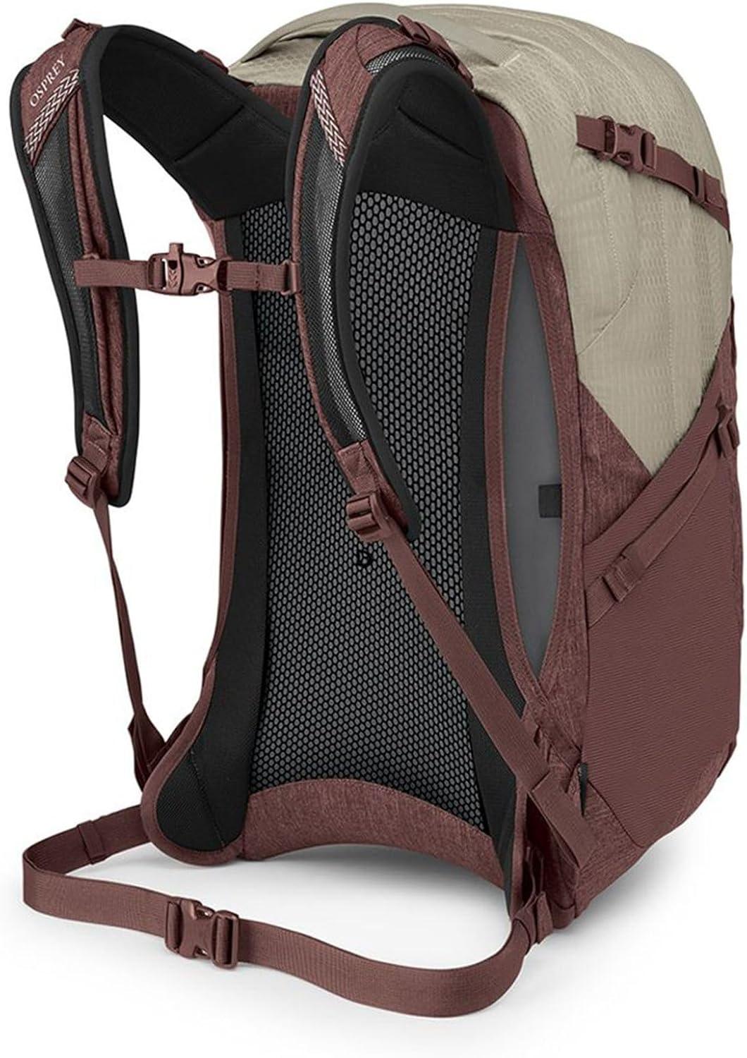 imageOsprey Tropos Laptop Backpack BlackSawdust TanRaisin Red