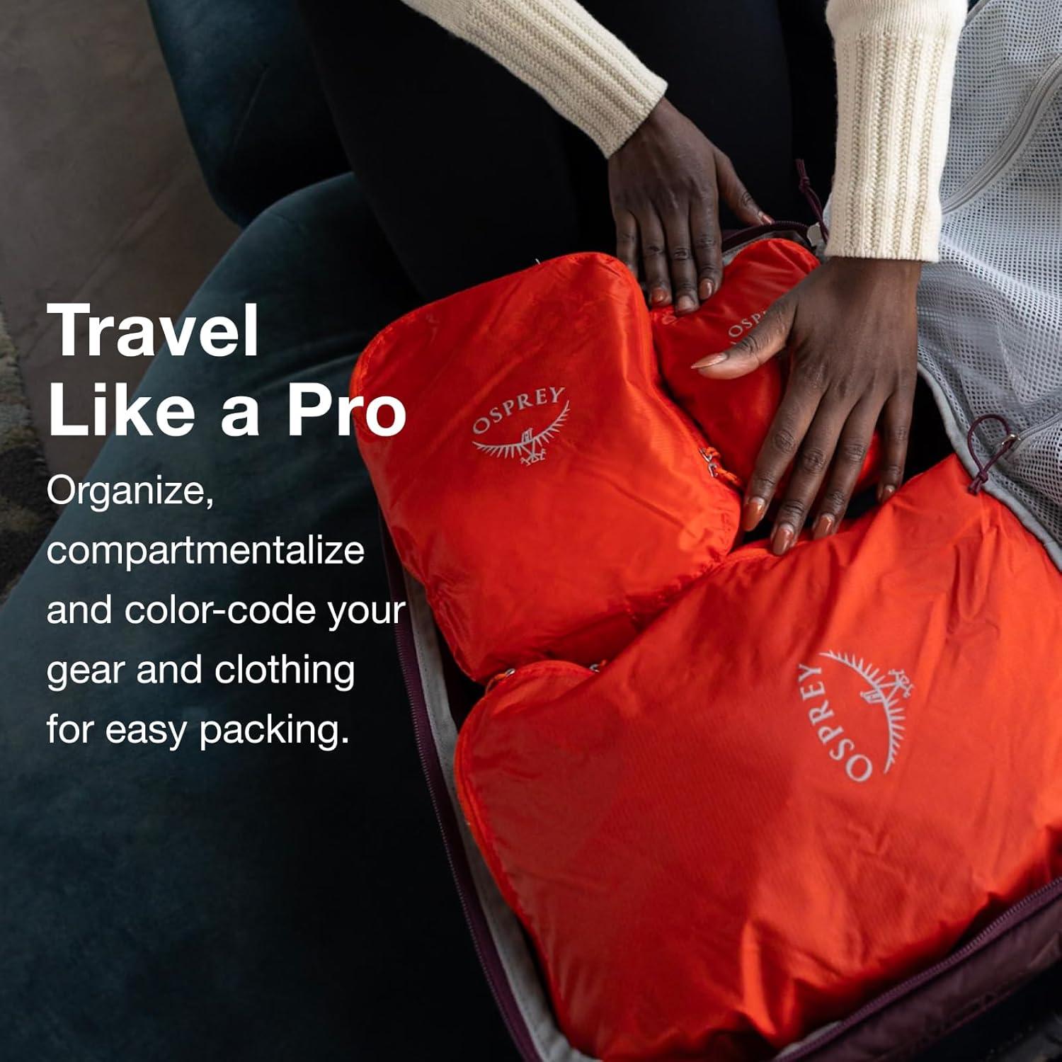 imageOsprey Ultralight Travel Packing Cube Limon SmallMars Orange