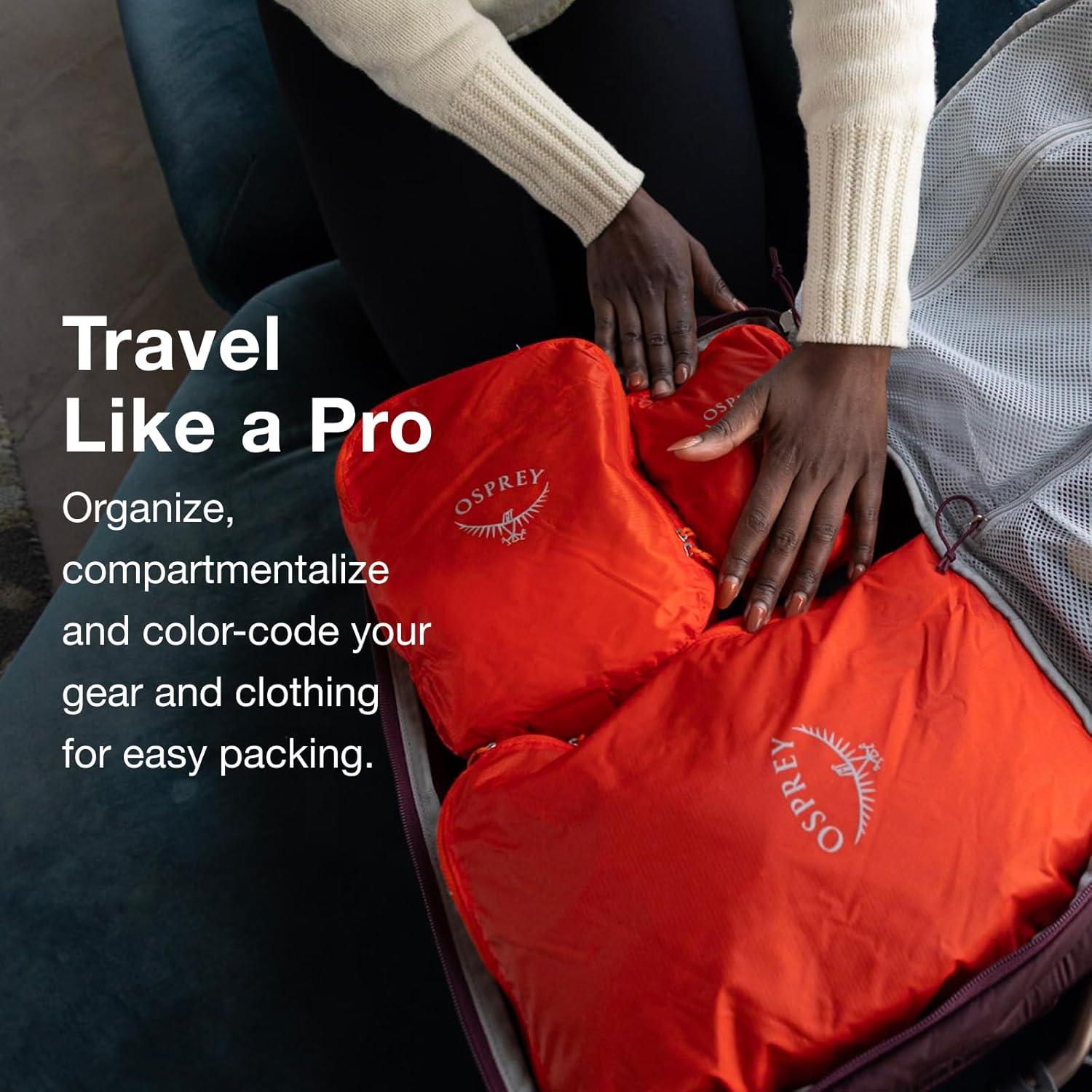 imageOsprey Ultralight Travel Packing Cube Limon SmallWaterfront Blue