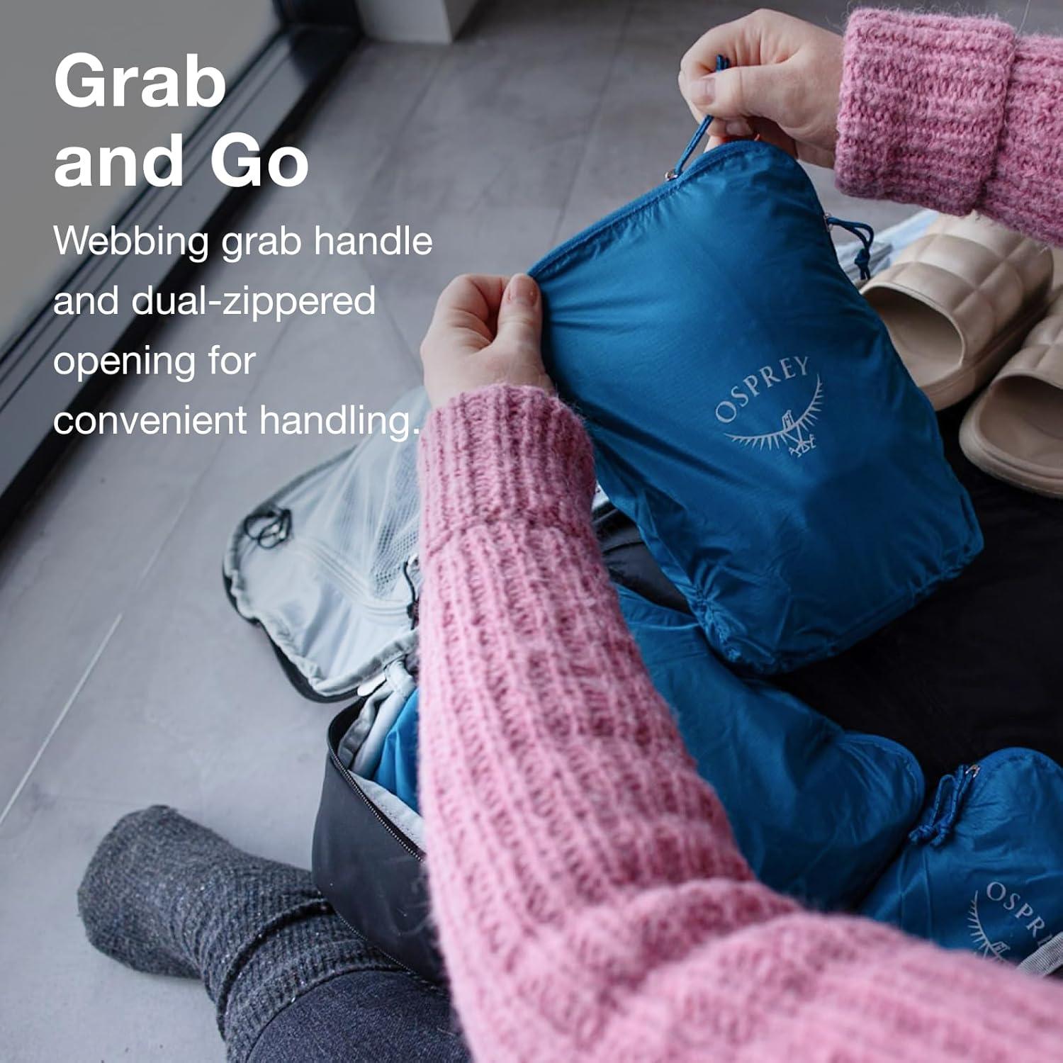 imageOsprey Ultralight Travel Packing Cube Limon SmallWaterfront Blue