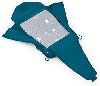 imageOsprey Ultralight Travel Starter Set Includes Small ampamp Medium Packing Cube and Garment Folder Waterfront BlueWaterfront Blue