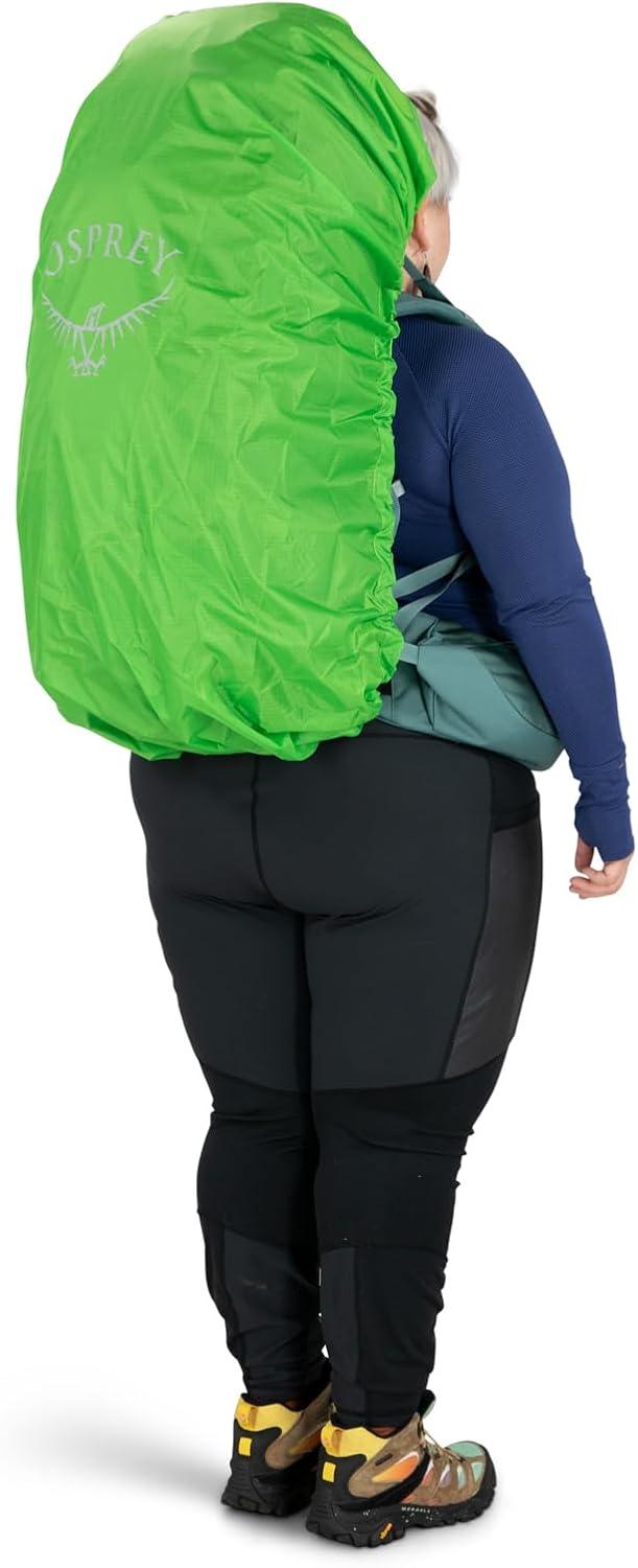 imageOsprey Viva 65L Womens Backpacking Backpack Tunnel Vision Grey Extended FitSucculent Green