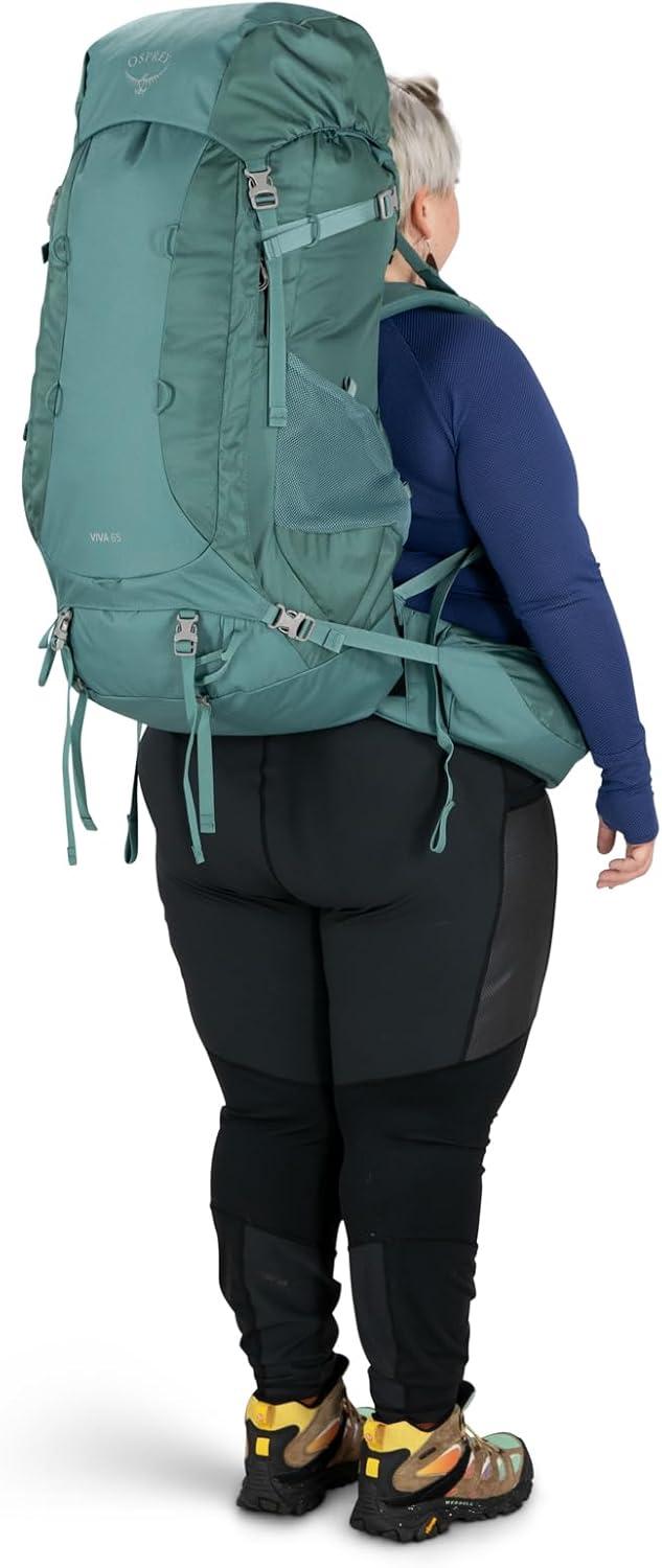 imageOsprey Viva 65L Womens Backpacking Backpack Tunnel Vision Grey Extended FitTunnel Vision Grey