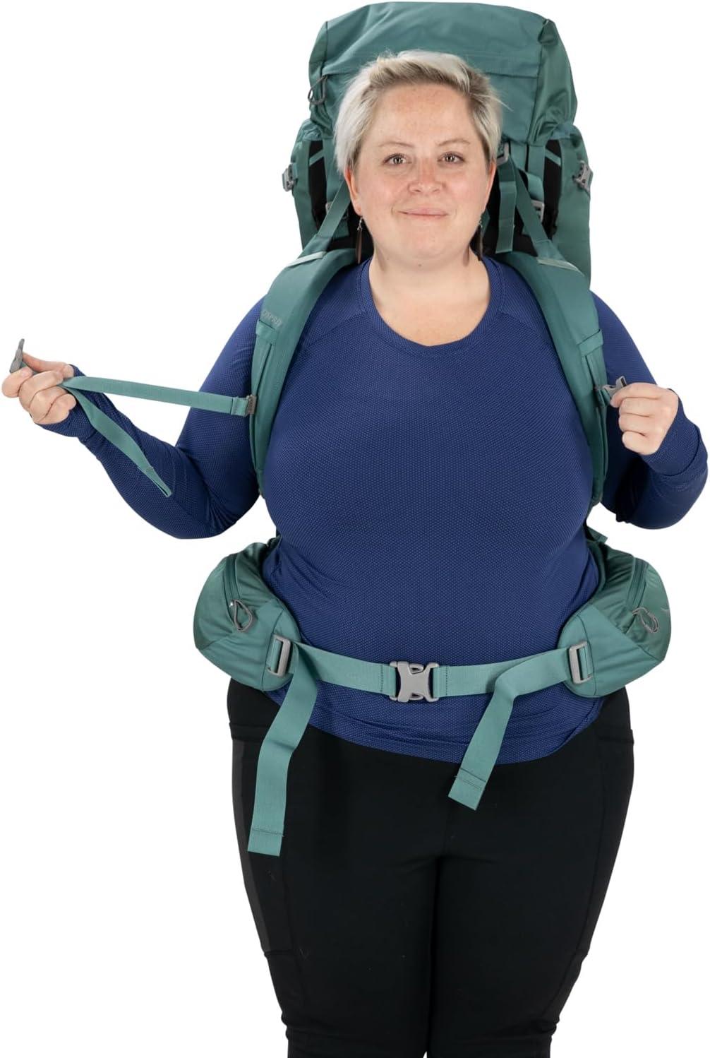 imageOsprey Viva 65L Womens Backpacking Backpack Tunnel Vision Grey Extended FitTunnel Vision Grey