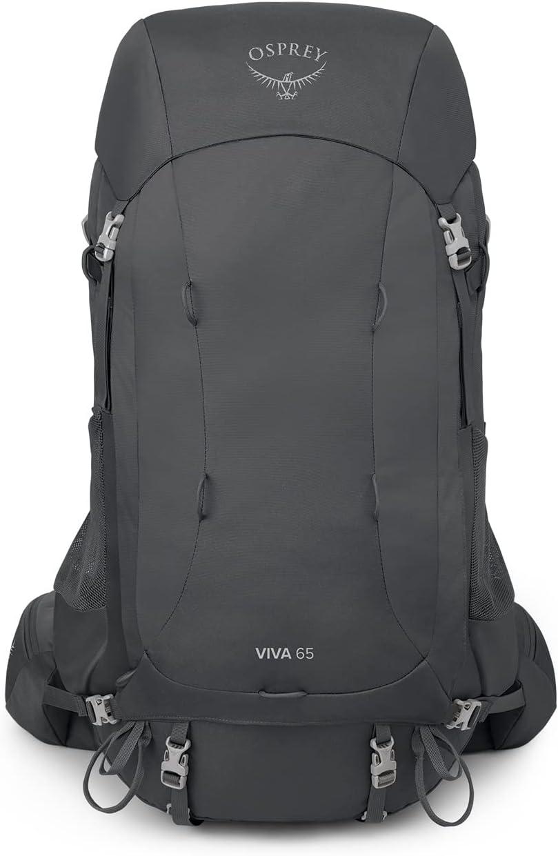 imageOsprey Viva 65L Womens Backpacking Backpack Tunnel Vision Grey Extended FitTunnel Vision Grey