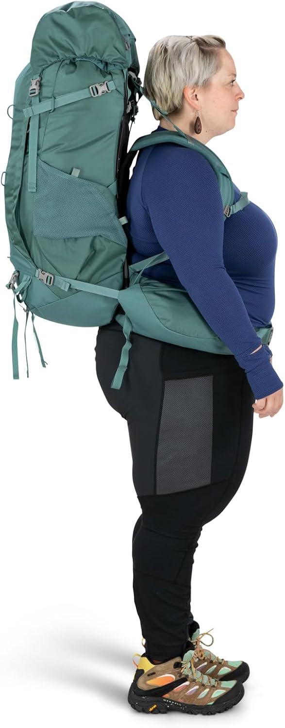 imageOsprey Viva 65L Womens Backpacking Backpack Tunnel Vision Grey Extended FitTunnel Vision Grey