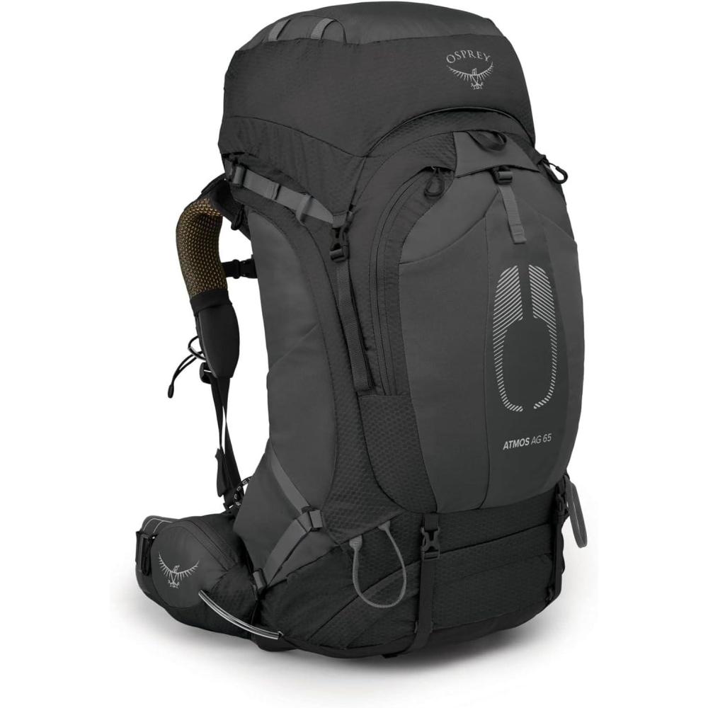 imageOsprey Atmos AG 65L Mens Backpacking Backpack Black LXLBlack