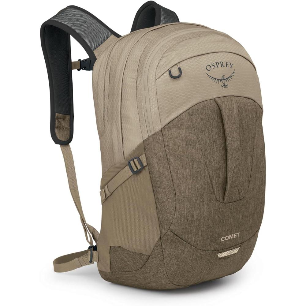 imageOsprey Comet Laptop Backpack BlackAlpaca TanLatte Brown Heather