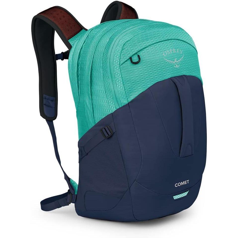 imageOsprey Comet Laptop Backpack BlackReverie GreenCetacean Blue