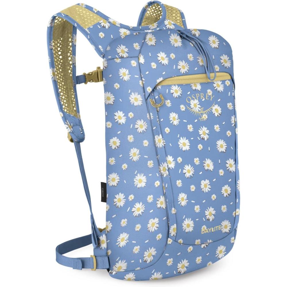 imageOsprey Daylite Cinch Backpack BlackDaisy Print Sevres Blue