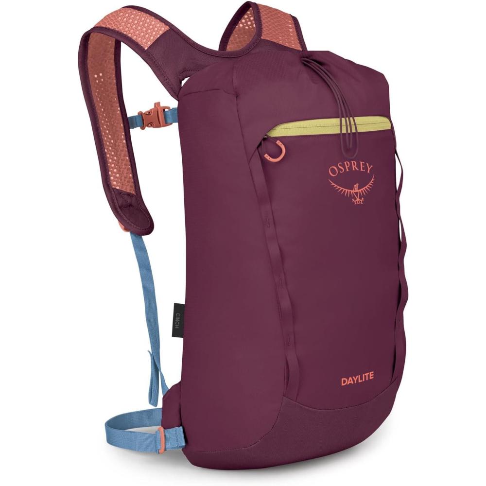 imageOsprey Daylite Cinch Backpack BlackMoody Burgundy