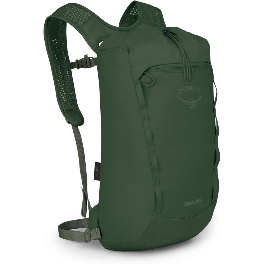 imageOsprey Daylite Cinch Backpack BlackSeaweed Green Amazon Exclusive