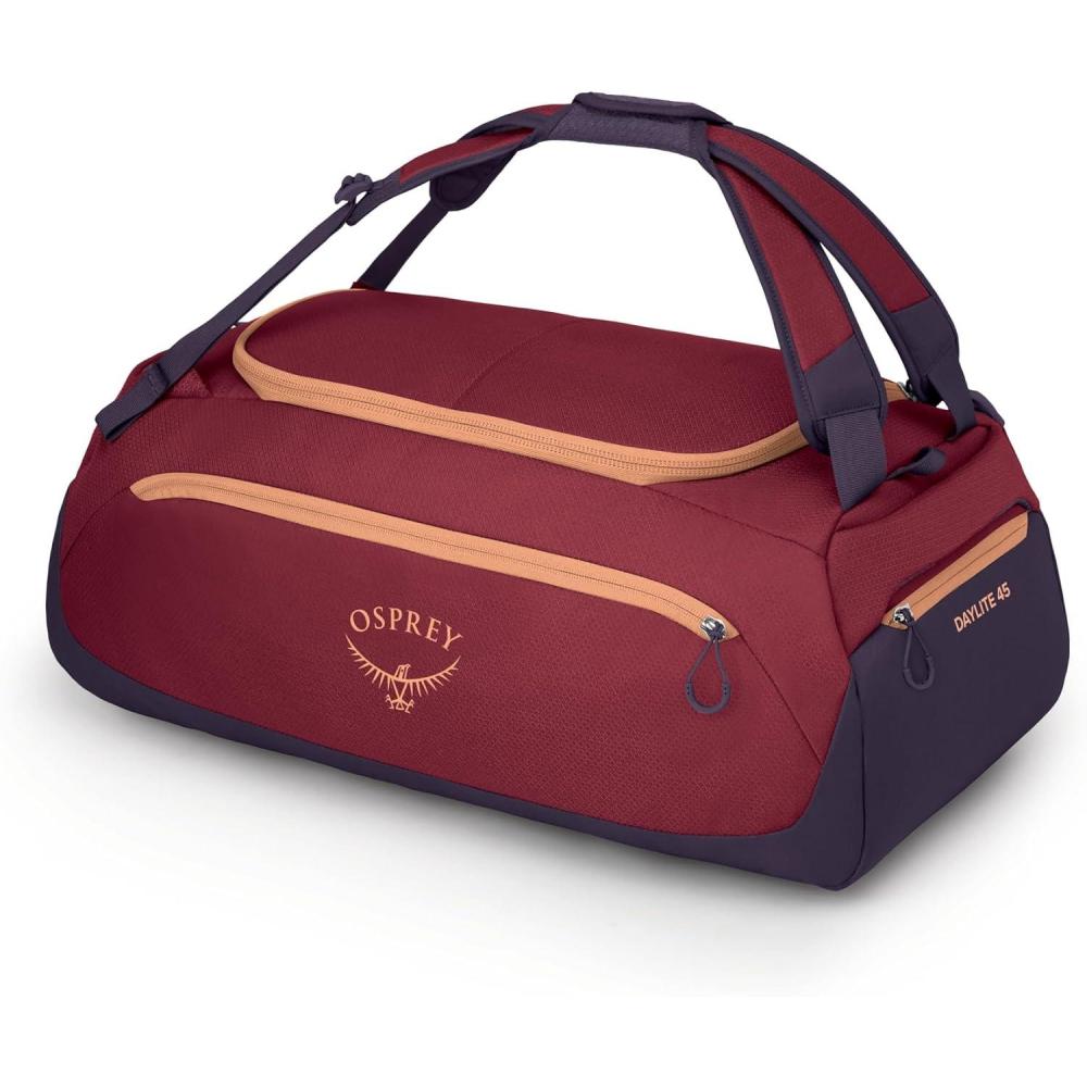 imageOsprey Daylite Duffel Backpack Convertible Everyday Duffel Bag for Gym Commute and TravelKaiko PinkPurple Ink