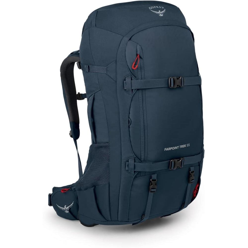 imageOsprey Farpoint Trek 55L Mens Travel Backpack Muted Space BlueMuted Space Blue