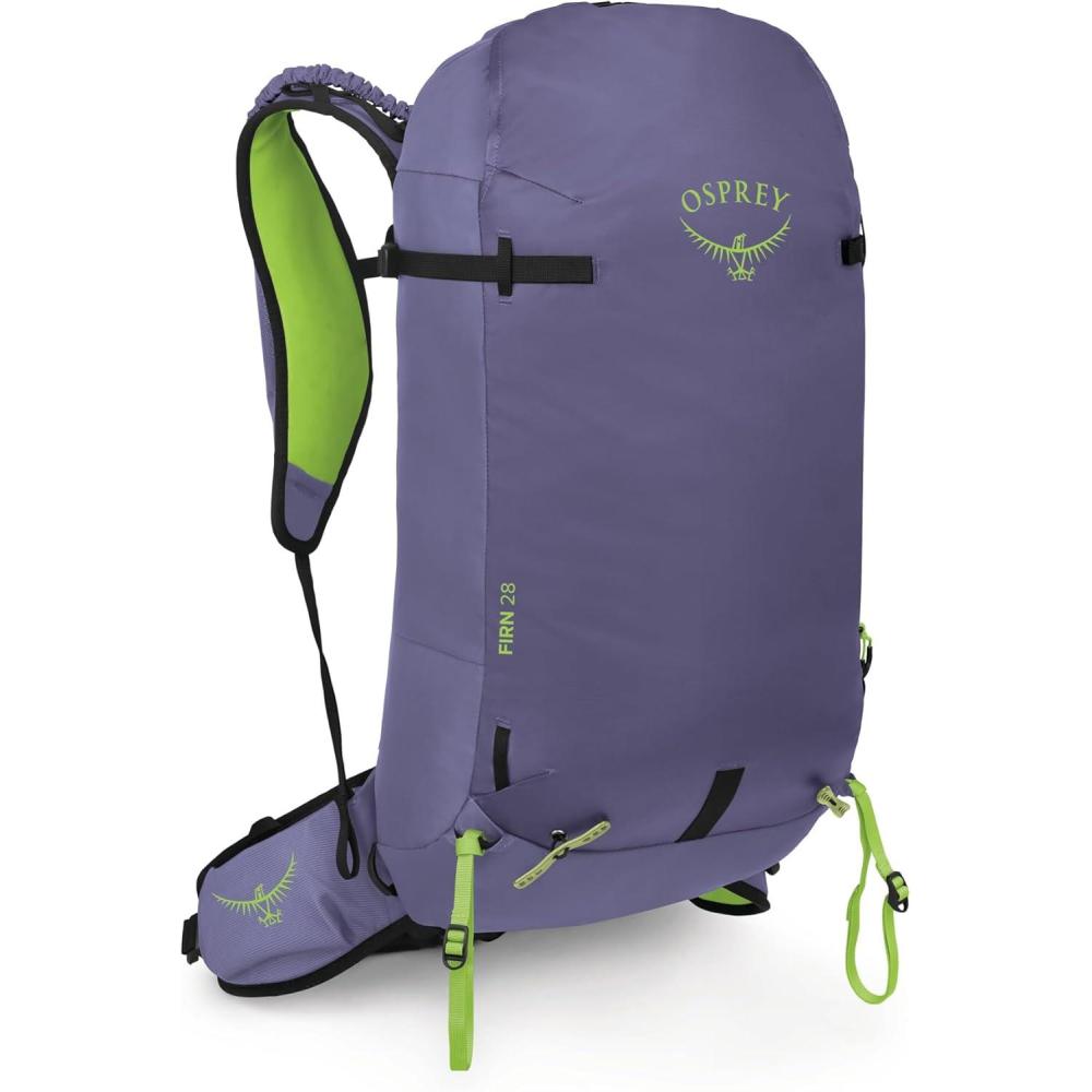 imageOsprey Firn 28L Ski and Snowboard Backpack Lightweight Touring Backpack Tundra Green MediumLargeEuphoria Purple