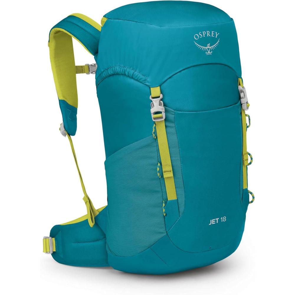 imageOsprey Jet 18L Kids Hiking Backpack Blue SpikemossBlue Spikemoss
