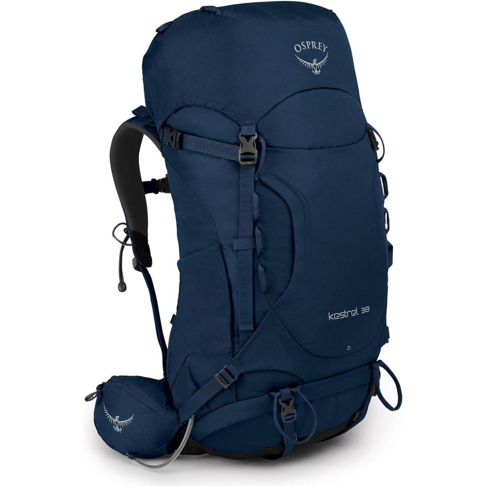 imageOsprey Kestrel 38L Mens Backpacking Backpack Atlas Blue LXLLoch Blue