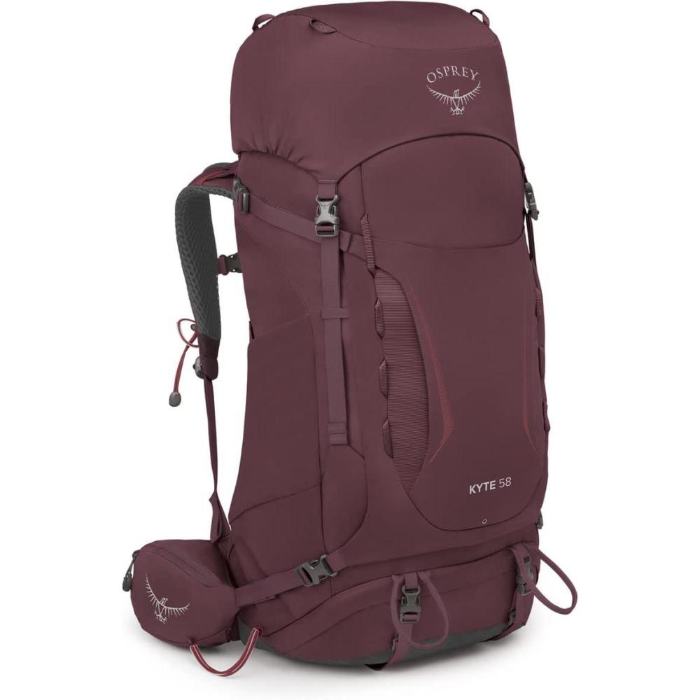 imageOsprey Kyte 58L Womens Backpacking Backpack with Hipbelt Elderberry Purple WXSSElderberry Purple