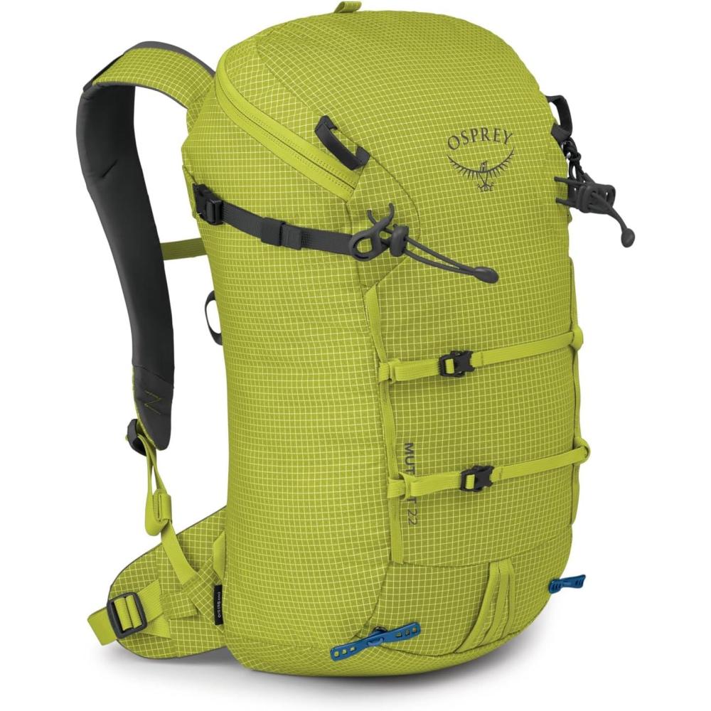 imageOsprey Mutant 22L Climbing and Mountaineering Unisex Backpack Tungsten GreyLemongrass