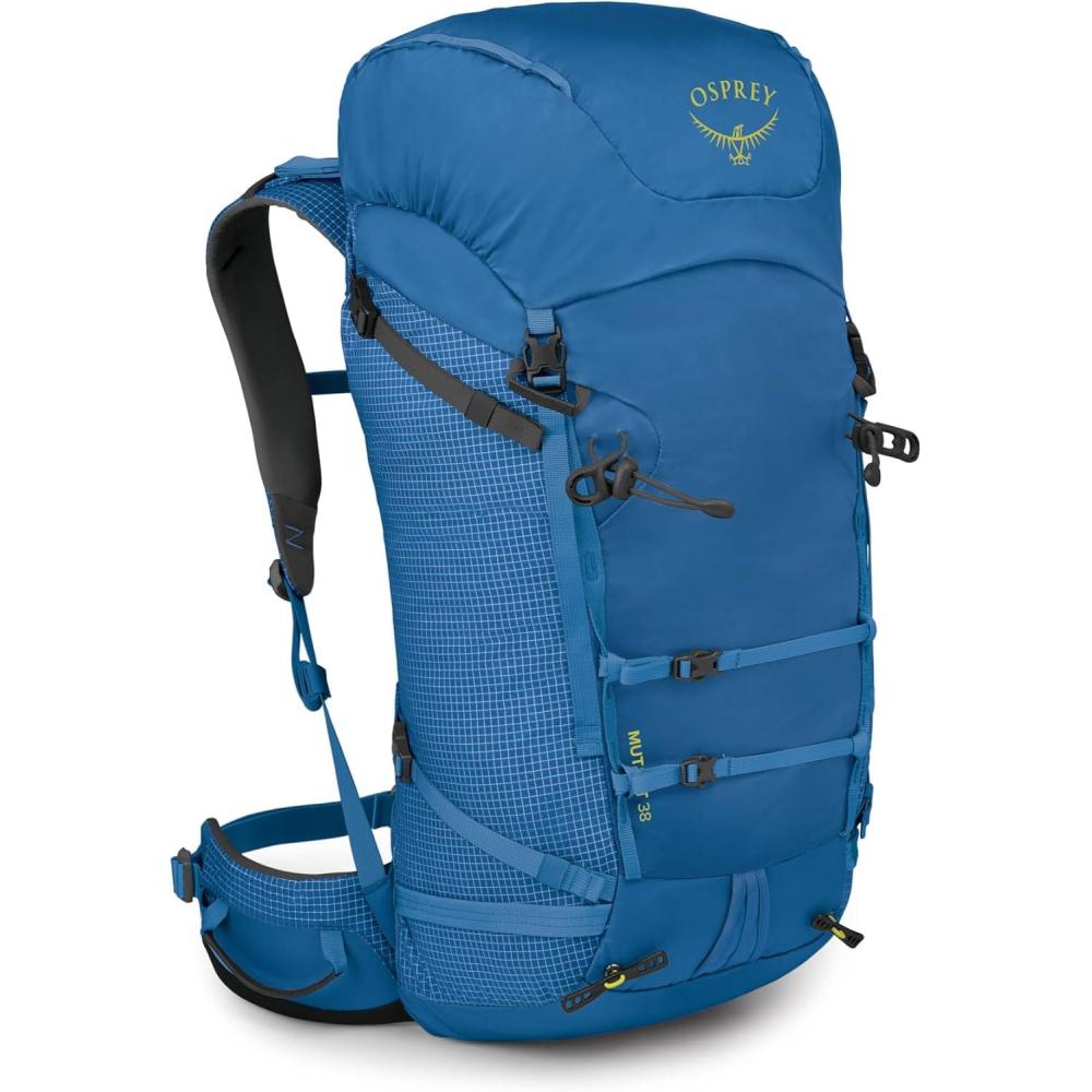 imageOsprey Mutant 38L Climbing and Mountaineering Backpack for Men and Women Blue Flame MediumLargeBlue Flame