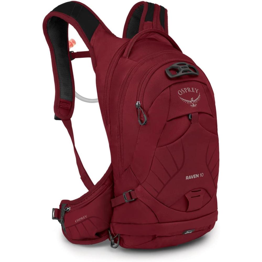 imageOsprey Raven 10 Womens Bike Hydration Backpack with Hydraulics ReservoirClaret Red