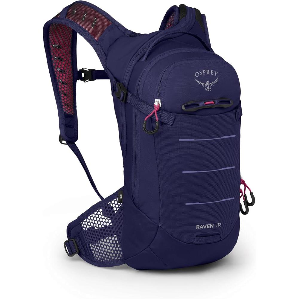 imageOsprey Raven Jr Girls Mountain Biking Backpack with Hydraulics Reservoir Deep Fig