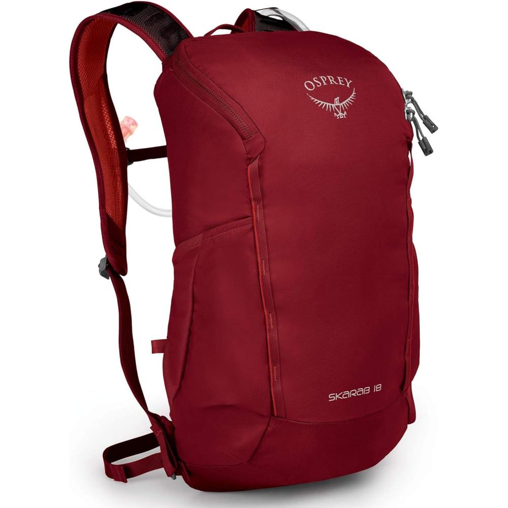 imageOsprey Skarab 18 Mens Hiking Hydration BackpackMystic Red