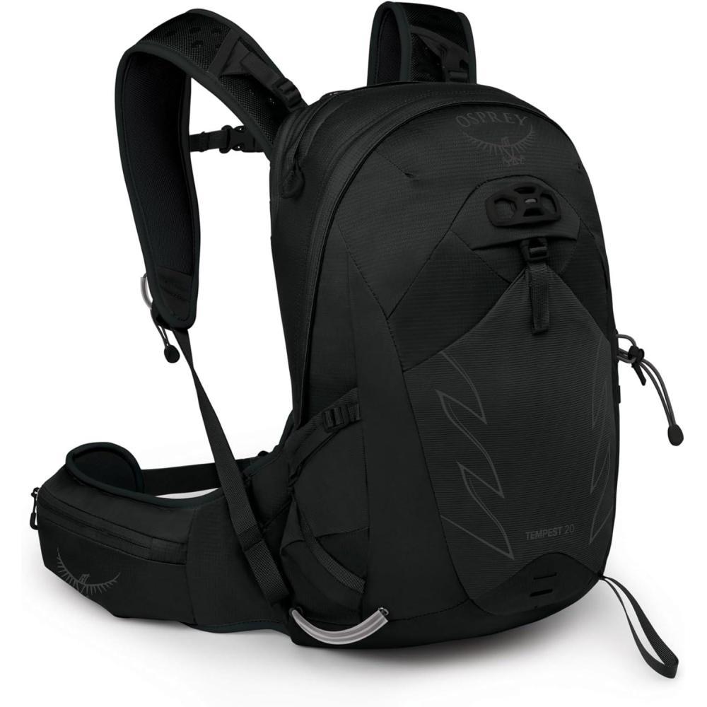 imageOsprey Tempest 20L Womens Hiking Backpack with Hipbelt Violac Purple WMLStealth Black