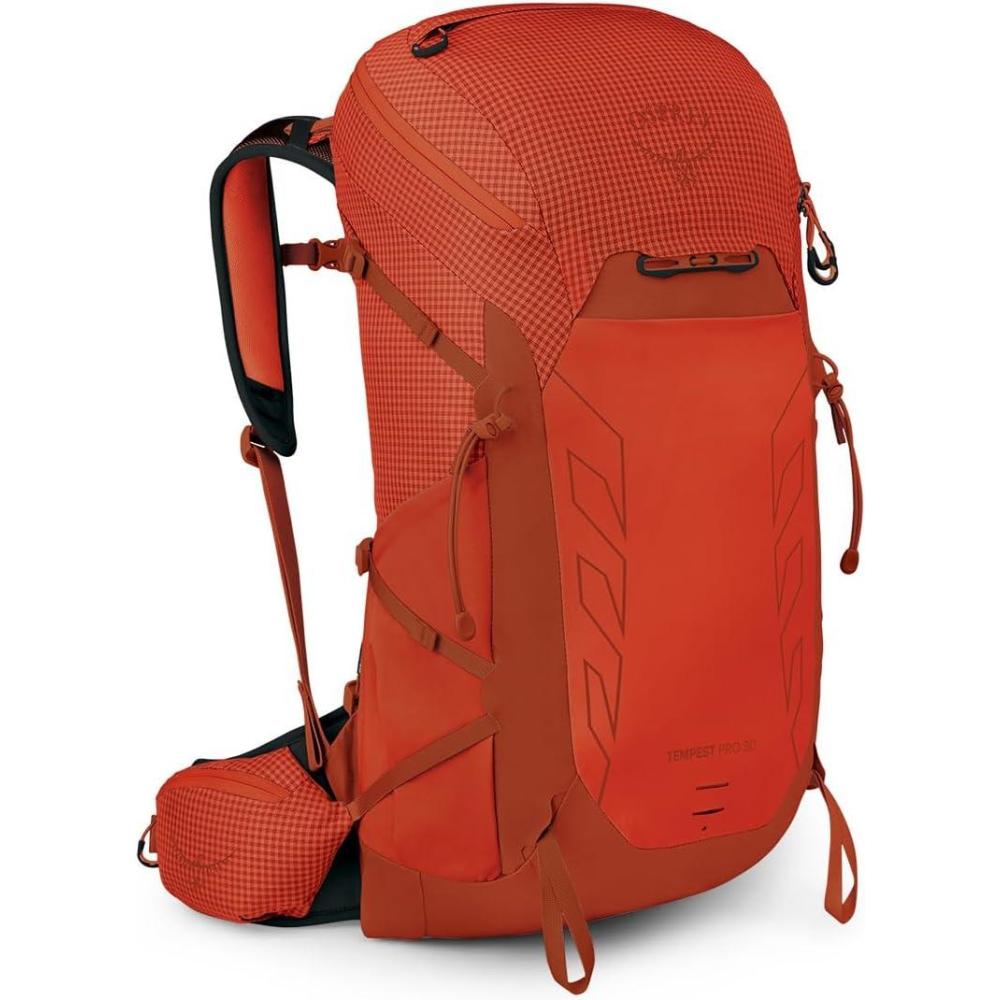 imageOsprey Tempest Pro 30L Womens Hiking Backpack with Hipbelt Silver LiningMars Orange