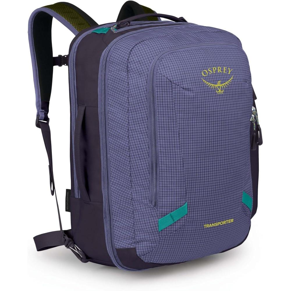 imageOsprey Transporter 44L Travel Pack Raven BlackEuphoria Purple